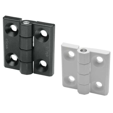 Pivot Hinge, Technopolymer, Full Surface Mounting, 1/4 in Leaf W x 2 in Leaf H, matte MPN:CFM.50 SH-6-CLEAN
