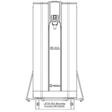 Purelab Flex Wall Mounting Kit MPN:LA735
