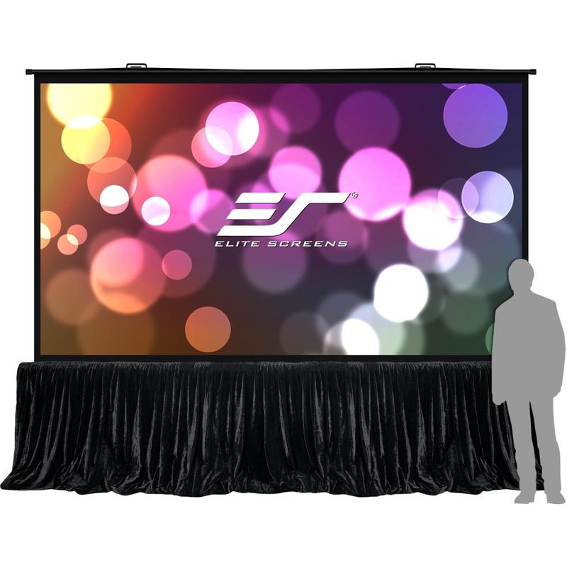 Elite Screens QuickStand 5-Second Series - 180-INCH 16:9, Manual Pull Up, Movie Theater 8K / 4K Ultra HD 3D Ready, 2-YEAR WARRANTY, QS180HD MPN:QS180HD