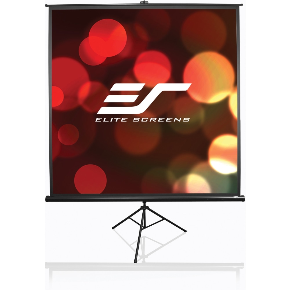 Elite Tripod Series T100UWH - Projection screen with tripod - 100in (100 in) - 16:9 - MaxWhite - black MPN:T100UWH