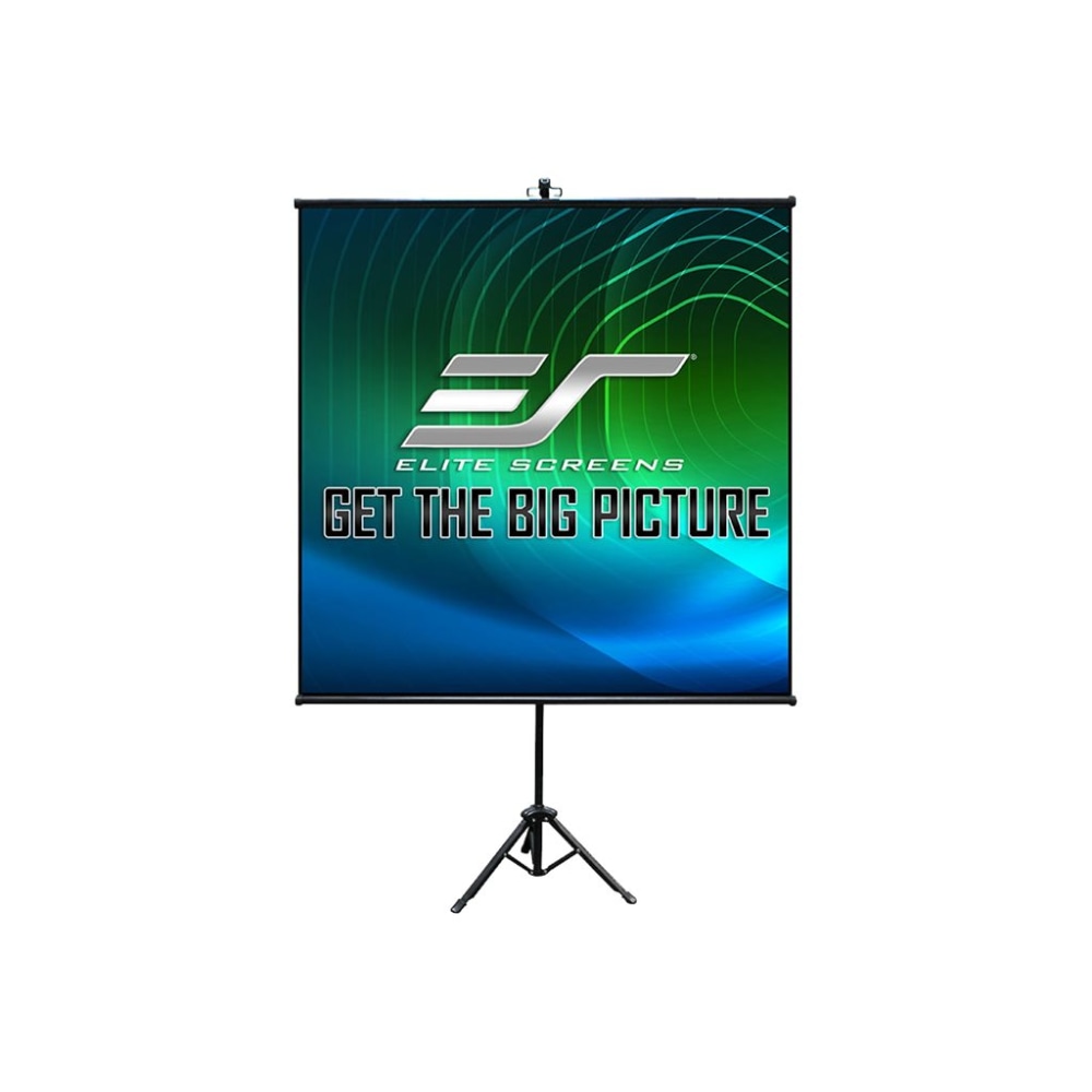 Elite Screens Tripod Lite Wall Series T50SW - Projection screen with tripod - 50in (50 in) - 1:1 - MaxWhite - black MPN:T50SW