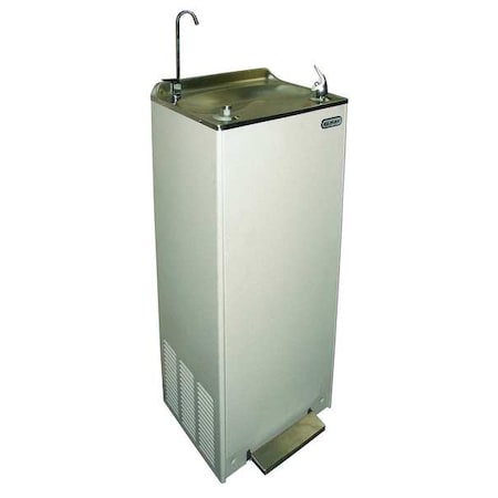 Floor Mount/Freestanding Drinking Fountain, 1 Level, 14 1/2 in D, 41 1/2 in H, 18 in W MPN:EFA8L1110P