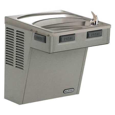 On-Wall Single Drinking Fountain, 1 Level, 18 5/8 in D, 20 5/8 in H, 18 1/16 in W MPN:EMABF8S