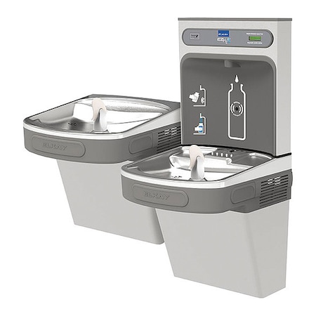 Indoor, Yes ADA, EZH2O-Bot Fll Statn/Vrstile Cooler, 8 gph MPN:EZSTL8WSSK