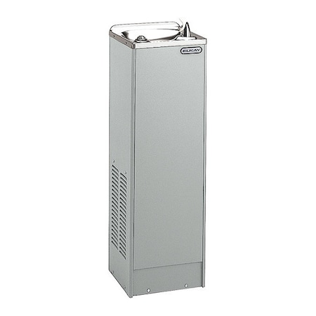 Freestanding Drinking Fountain, 38 in H x 12 in D, 3 gph at 50 Degrees, Top Push Button, Gray MPN:FD7003L1Z