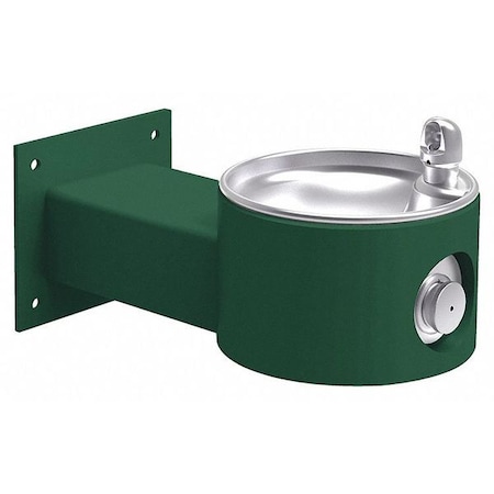 On-Wall Single Drinking Fountain, 1 Level, 19 1/8 in D, 8 in H, 10 in W MPN:LK4405EVG