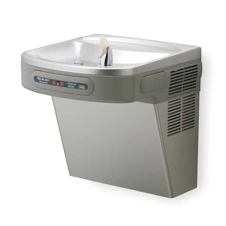 On-Wall Single Drinking Fountain, 1 Level, 19 in D, 19 13/16 in H, 18 3/8 in W MPN:LZO8S