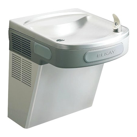 On-Wall Single Drinking Fountain, 1 Level, 18.375