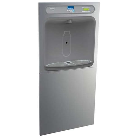 Bottle Filler In-Wall Mount, 1 Levels, Silver, Indoor MPN:LZWSMDK