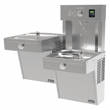 Stainless Steel, Yes ADA, Bottle Fill Stat, Vr Ezh2O, w/Bilvl Vr MPN:VRCTL8WSK