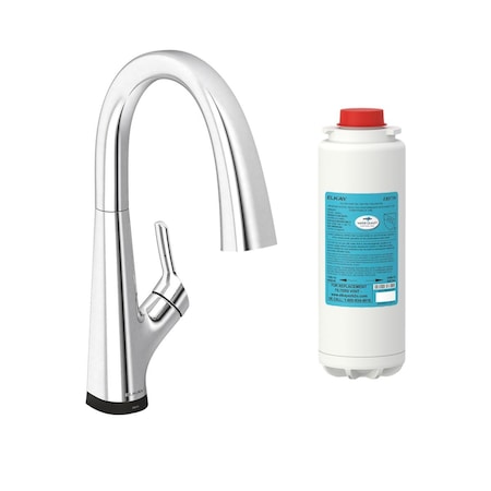 Avado Single Hole 2-in-1 Kitchen Faucet with Filtered Drinking Water Chrome MPN:LKAV7051FCR
