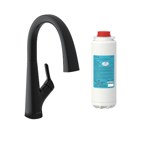 Avado Single Hole 2-in-1 Kitchen Faucet with Filtered Drinking Water Matte Black MPN:LKAV7051FMB