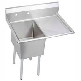 Elkay® E1C16X20-R-18X NSF Sink 1-Compartment 16L x 20W Bowl 12 Deep 18 Right Drainboard E1C16X20-R-18X