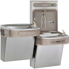 Elkay EZH2O Hands Free Bi-Level Stainless Steel Refrigerated Bottle Filling Station EZOTL8WSSK
