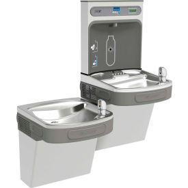 Elkay EZSTL8WSVRSK ezH2O Bi-Level Water Bottle Filling Station 8 GPH Stainless Steel VR Bubbler EZstl8WSVRSK