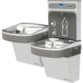 Elkay EZSTLG8WSSK ezH2O Bottle Filling Station Bi-Level Refrigerated Non-Filtered GreenSpec SS EZSTLG8WSSK