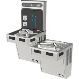 Halsey Taylor Bi-Level HydroBoost Water Refilling Station W/Filter Stainless HTHB-HAC8BL-WF-SS HTHB-HAC8BLSS-WF