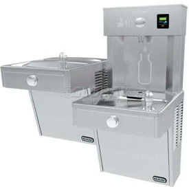 Elkay LVRCTL8WSK ezH2O VR Bi-Level Bottle Filling Station & Bubbler Filtered Stainless Steel LVRCTL8WSK