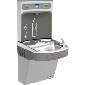 Elkay LZSG8WSLK ezH2O Bottle Filling Station Single ADA Cooler Refrig Filtered Light Gray LZSG8WSLK