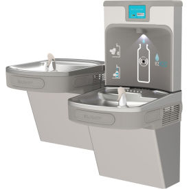 Elkay LZSTL8WSLP ezH2O Enhanced Bottle Filling Station Bi-Level Refrig. Filtered Lt Gray 51300C LZSTL8WSLP