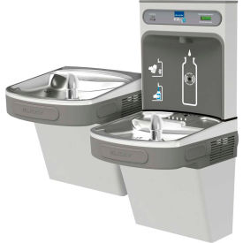 Elkay EZH2O Water Refilling Station Wall Mount Bi-Level VR Bubbler Stainless Steel- LZSTL8WSVRSK LZSTL8WSVRSK