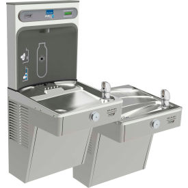 Elkay VRCGRNTL8WSK ezH2O Bi-Level VR Bottle Filling Station Refrig. Non-Filtered GreenSpec SS VRCGRNTL8WSK