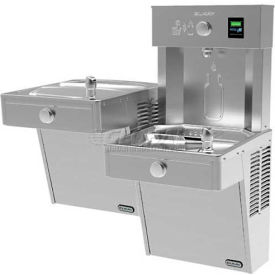 Elkay VRCTL8WSK ezH2O Vandal Resistant Bi-Level Water Bottle Filling Station Stainless Steel VRCTL8WSK
