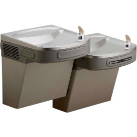 Elkay ADA Hands Free Drinking Fountain Light Gray Granite Cane Apron 2 Station 115V EZOSTL8LC EZOSTL8LC