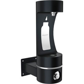 Elkay LK4405BF Outdoor Wall-Mount Bottle Filling Station Black LK4405BFBLK
