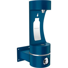 Elkay LK4405BF Outdoor Wall-Mount Bottle Filling Station Blue LK4405BFBLU