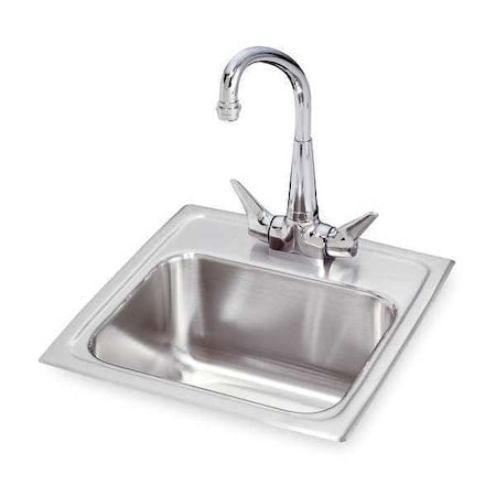 Drop-In Bar Sink Package, 1 Hole, 12