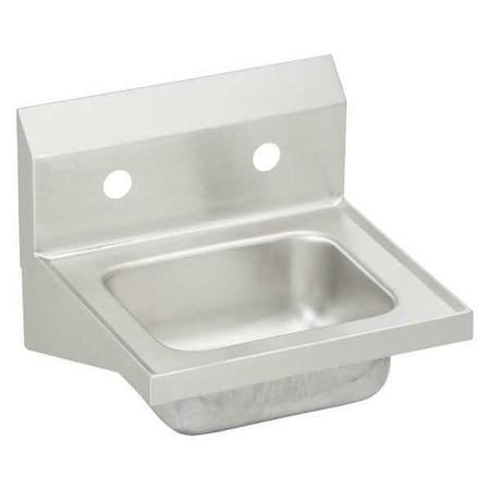 Wall Mount, 2 Hole, Not Applicable, Silver, Hand Wash Sink MPN:CHS17162
