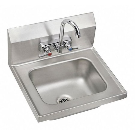 Hand Sink 12 in x 9-1/4 in, 2, Wall Hung, 20 ga. 304 Stainless Steel MPN:CHSB1716C