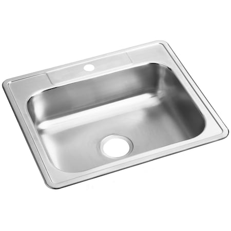 Sink 21 in x 15-3/4 in, 1, Top Mount MPN:D125211