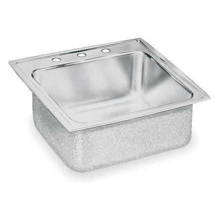 Drop-In Sink, 3 Hole, 16