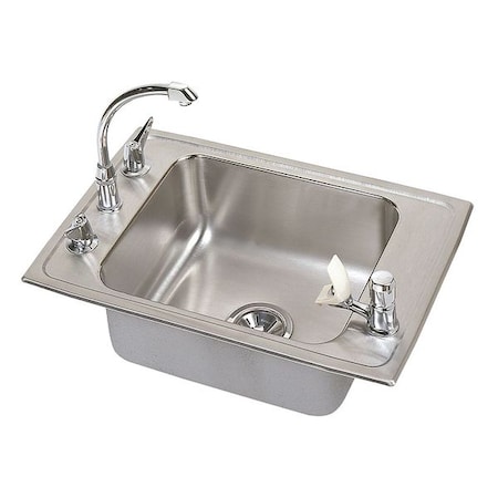 Drop-In Classroom Sink Package, 4 Hole, 16