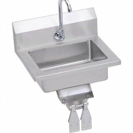 Sink, Wall Mount, 1 Set, On Center Hole, 14