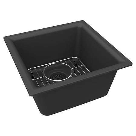 Sink, 15 3/4 in W x 15 3/4 in L x 7 3/4 in H MPN:ELG1616MB0C