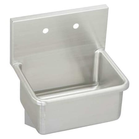 Utility Sink 22 in x 16 in, 1, 2, Wall, Stainless Steel MPN:ESS25202