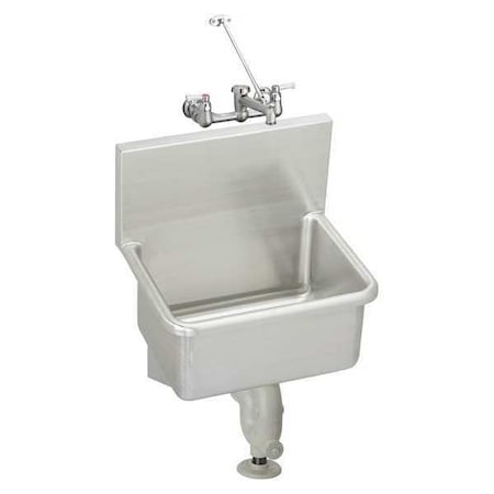 Utility Sink Kit 22 in x 16 in, 1, 0, Wall, Stainless Steel MPN:ESSW2520C