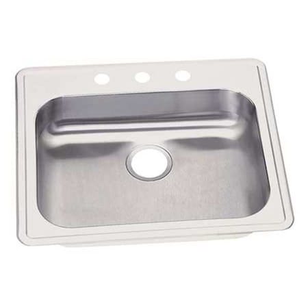 Drop-In Sink, 3 Hole, 21