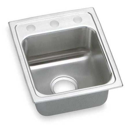 Drop-In Sink, 3 Hole, 12