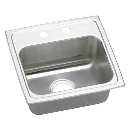 Drop-In Sink, 2 Hole, 14