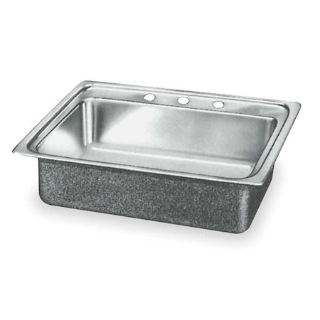 Drop-In Sink, 3 Hole, 16
