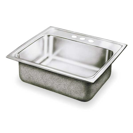 Drop-In Sink, 3 Hole, 21