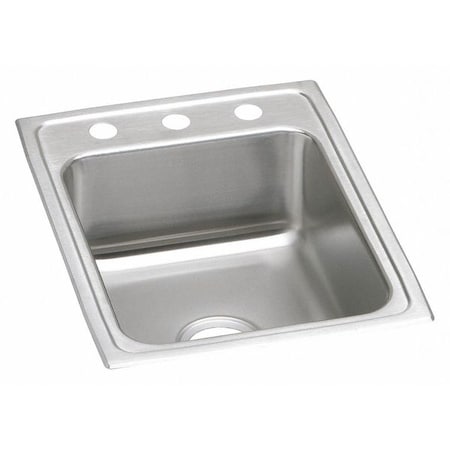 Sink, Drop-In Mount, 3 Hole, 13.5