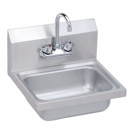 Wall Mnt Econ Sink Deck Mnt Faucet, Wall Mount, 1 Set, On Center Hole, 14