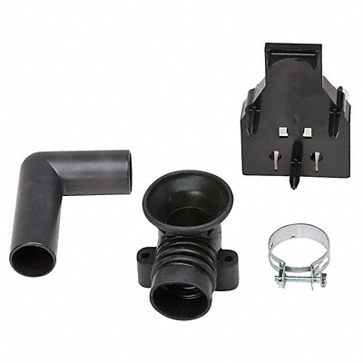 Drain Replacement Kit Black ABS H 8in MPN:97969C