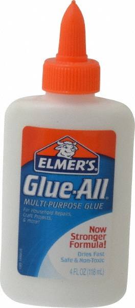 All Purpose Glue: 4 oz Bottle, White MPN:E1322