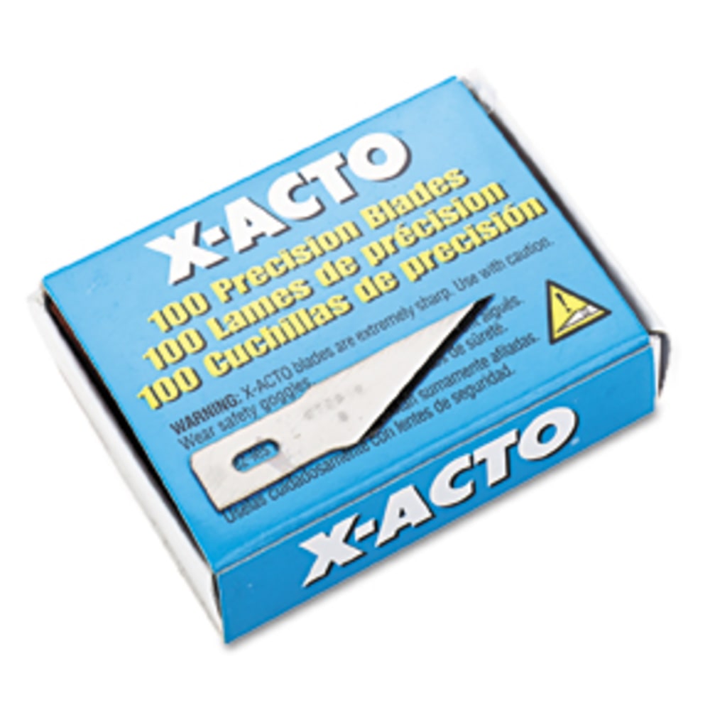 X-ACTO Blade Refills For X-ACTO Knives, #2 Size, Box Of 100 Blades MPN:X602